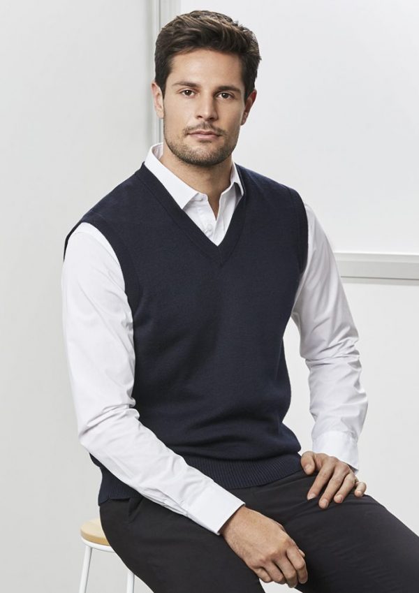knitted vest with matching jumper